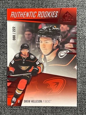 Drew Helleson 2023-24 Upper Deck SP Game Used Hockey Authentic Rookies /222 #261 - Image 1 of 2