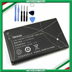 BATTERIA PER HUAWEI IDEOS X2 U8500 U3100 U7510 1150MAH HB5A2H + KIT CACCIAVITI - Foto 1 di 3