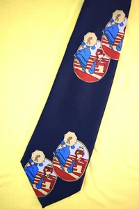 Neck Tie VTG  60s Louis Feraud Designer Retro Art Deco Tie 56" x 4.5" - Picture 1 of 5