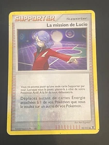 CARTE POKEMON LA MISSION DE LUCIO 92/111 FR REVERSE PT RIVAUX EMERGEANTS - BE - Imagen 1 de 3