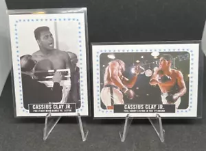 2021 Topps Muhammad Ali – The People’s Champ Collection #7 & #8 - Picture 1 of 2