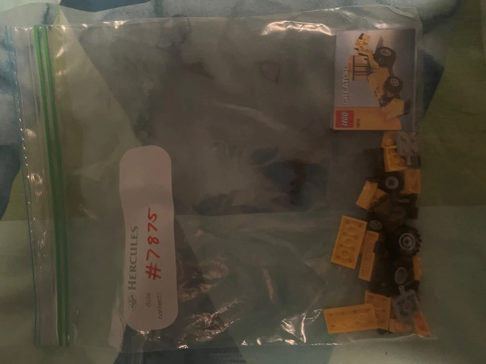 LEGO #7875 Backhoe - 100% complete with instructions (no box) - Image 1 of 1