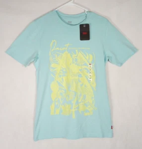 Camiseta gráfica Levis XS para hombre pinta la imagen que quieres ver turquesa pastel - Imagen 1 de 9