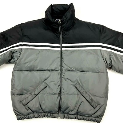 Abrigo de invierno North Crest gris acolchado relleno medio para niños esquí snowboard campamento Foto 1 de 4