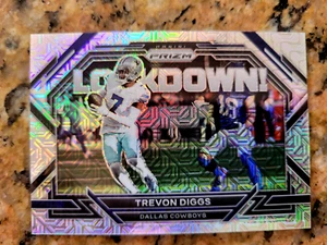 Trevon Diggs Panini Prizm Lockdown Mojo Refractor #'d 14/25 SSP COWBOYS - Bild 1 von 2