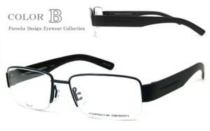 NEW AUTHENTIC PORSCHE DESIGN SEMI RIMLESS EYEGLASSES P 8203 B BLACK  - Picture 1 of 2