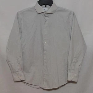 NORDSTROM RACK LONG SLEEVE BUTTON DOWN DRESS SHIRT MENS MEDIUM WHITE - Picture 1 of 9
