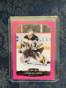 LINUS ULLMARK 2022-23 O-PEE-CHEE Neon Pink Parallel Card 44/75 SP TRAD TO OTTAWA - Picture 1 of 2