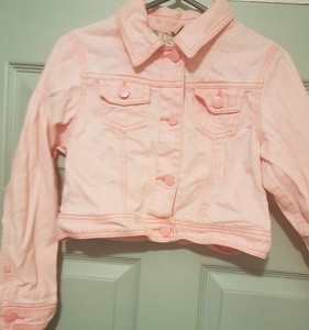 tu pink denim jacket