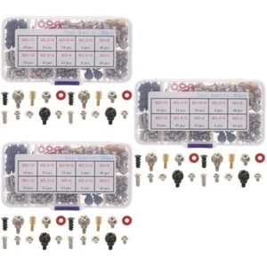 3 Sets Computer Host Screw Kit Befestigungsschrauben Für Gehäuselüfter - Afbeelding 1 van 12