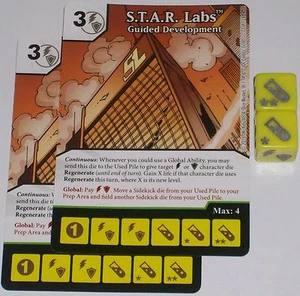 2 x S.T.A.R. LABS: GUIDED DEVELOPMENT 73 Green Arrow and The Flash Dice Masters - Picture 1 of 1