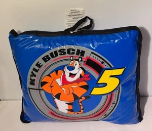 Kyle Busch "5" Tony the Tiger Blue Pillow with handle - Picture 1 of 3
