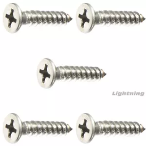 Phillips Flat Head Sheet Metal Screw 316 Stainless Steels #6X1-1/2'' Qty 100 - Picture 1 of 3