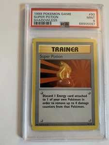 Super Potion - 1999 Pokemon Base Set (Shadowless) - 90/102 - PSA 9 MINT - Picture 1 of 2