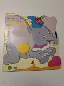 Walt Disneys Dumbo A Golden Super Shape Book 1977 - Picture 1 of 3