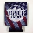 Busch Light Beer Can Cooler Coozie Koozie USA Flag Gift