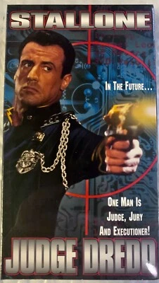 Judge Dredd (VHS, 1995) Rare New Sealed  Slyvester Stallone OOP Foto 1 de 4