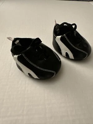 BABW Build A Bear Soccer Baseball Football Black White Cleats Sports Shoes - Image 1 of 4