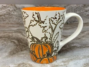 Large Coffee Mug. Fall Pumpkins. 12 Ounces. Orange. New. - Picture 1 of 11