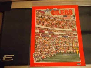 *3* Original John Holladay Football Poster 49ers; Houston Oilers; Cowboys - Bild 1 von 3