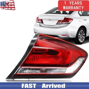 Luz trasera exterior pasajero derecho para Honda Civic Sedán 2013 2014 2015 - Imagen 1 de 8