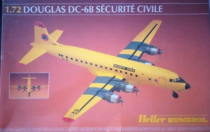 Heller Humbrol Douglas DC-6B Cloudmaster "Sécurité Civile" Nr. 80316 1:72 - Bild 1 von 5