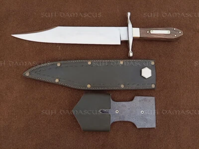 Custom Handmade 5160 Spring Steel Coffin Bowie Knife, Designed By Nate - Image 1 of 4