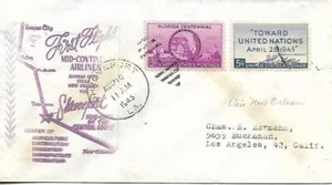 First Airmail Flight Shreveport LA August 10 1945 AAMC#18S64 - Picture 1 of 1