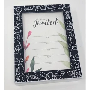 You're Invited Blank Invitation Cards 25 Pack With Envelopes - Picture 1 of 2