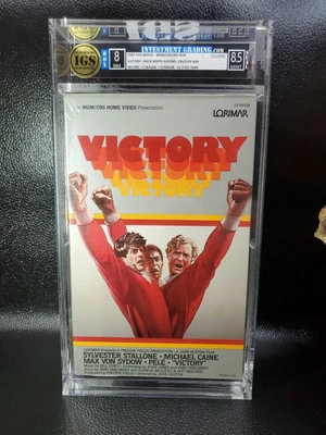 Victory (VHS, 1982) MGM/CBS Home Video, IGS Graded (8-8.5) ULTRA RARE 1ST RELEAS - Image 1 of 3