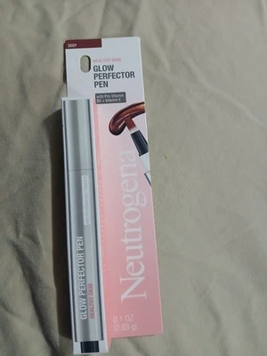NEW Neutrogena Glow Perfector Concealer Pen With Pro Vitamin B5+Vitamin E Deep - Image 1 of 4