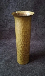 ANTIQUE ARTS & CRAFTS HAND HAMMERED COPPER VASE 8.5" with MARK - Picture 1 of 15