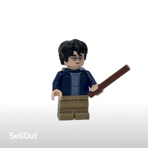 LEGO Harry Potter Minifigure w/ Wand Expecto Patronum Set Scuffs on Neck See Pic - Picture 1 of 23