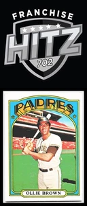 1972 Topps #551 Ollie Brown High Numbered - Picture 1 of 2