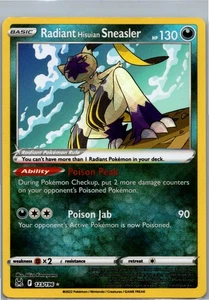 Pokemon Radiant Hisuian Sneasler Holo #123/196 SWSH11: Lost Origin NM - Picture 1 of 2