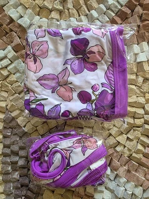 neu Discontinued Wicked Weasel Bikini Set 366 & 4664 Bare Vision Blooms Crop Top - Bild 1 von 2