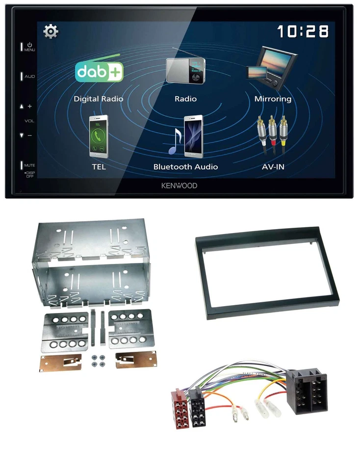 Kenwood 2DIN Bluetooth MP3 USB DAB Autoradio für Porsche Boxster 1996-2004 - Bild 1 von 4