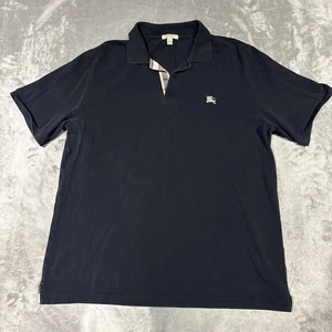Camisa Burberry Brit Adulto 2XL Negra Polo Algodón Sólido Cuadros Nova Para Hombres XXL - Imagen 1 de 8