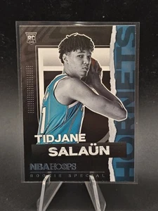 2024-25 NBA Hoops Tidjane Salaün Rookie Special RC Hornets SSP Insert - Imagen 1 de 2