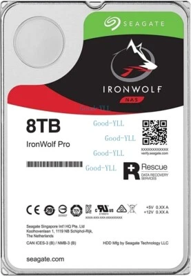 Seagate IronWolf Pro ST8000NE001 8TB 3.5" SATA3 NAS Internal Hard Drive - Image 1 of 4