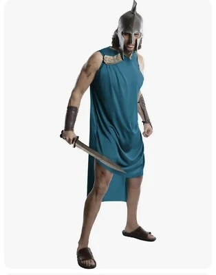 THEMISTOCLES 300 RISE EMPIRE GREEK SPARTAN TOGA ADULT MEN  Costume XL - Image 1 of 2