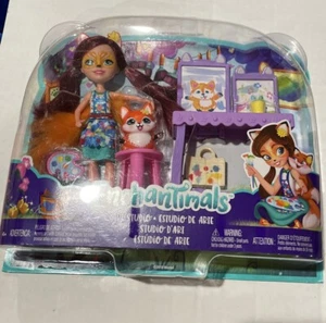 Juego de estudio de arte Enchantimals con muñeca Felicity Fox con accesorios - Nuevo - Imagen 1 de 4
