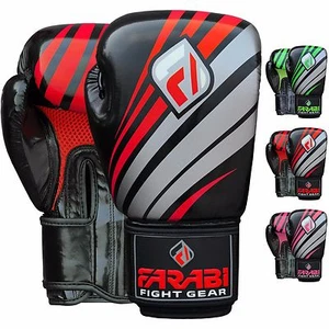 Farabi Professional Boxing Gloves Sparring Glove Punch Bag Training MMA Mitts - Picture 1 of 10