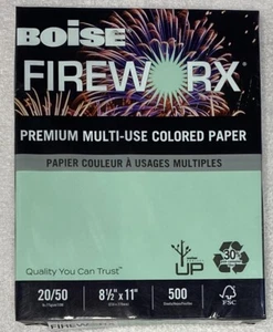 Carta multiuso premium legno verde legno Popper 20/50 libbre 500 fogli - Foto 1 di 10
