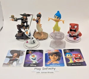 Disney Infinity - Set 5 Personaggi + Personaggi Mondo Olaf,Barbossa,Tutto sta a testa - Foto 1 di 7