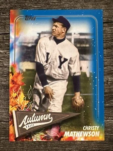 Actualización Topps 2024 Autumn Tales Christy Mathewson azul AT27 NY Giants - Imagen 1 de 2