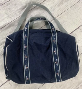 Birddogs Duffle Gym Bag Canvas Travel Carry On Bag Navy Blue Logo - Picture 1 of 8