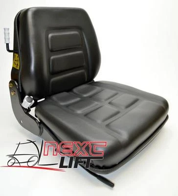 NEXT LIFT NEW UNIVERSAL VINYL FORKLIFT SUSPENSION SEAT FITS CLARK CAT HYSTER YALE TOYOTA