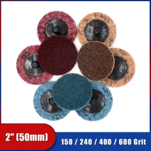 2" 50mm Type R Roll Lock Quick Change Discs Abrasive Sanding Pads 150-600 Grit - Picture 1 of 14