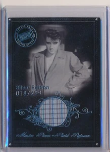 2008 Press Pass Elvis Presley Master Pieces Plaid Pajamas Relic MP-3 18/299 - Picture 1 of 2